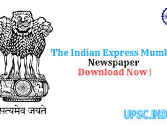 The Indian Express Mumbai Newspaper Download